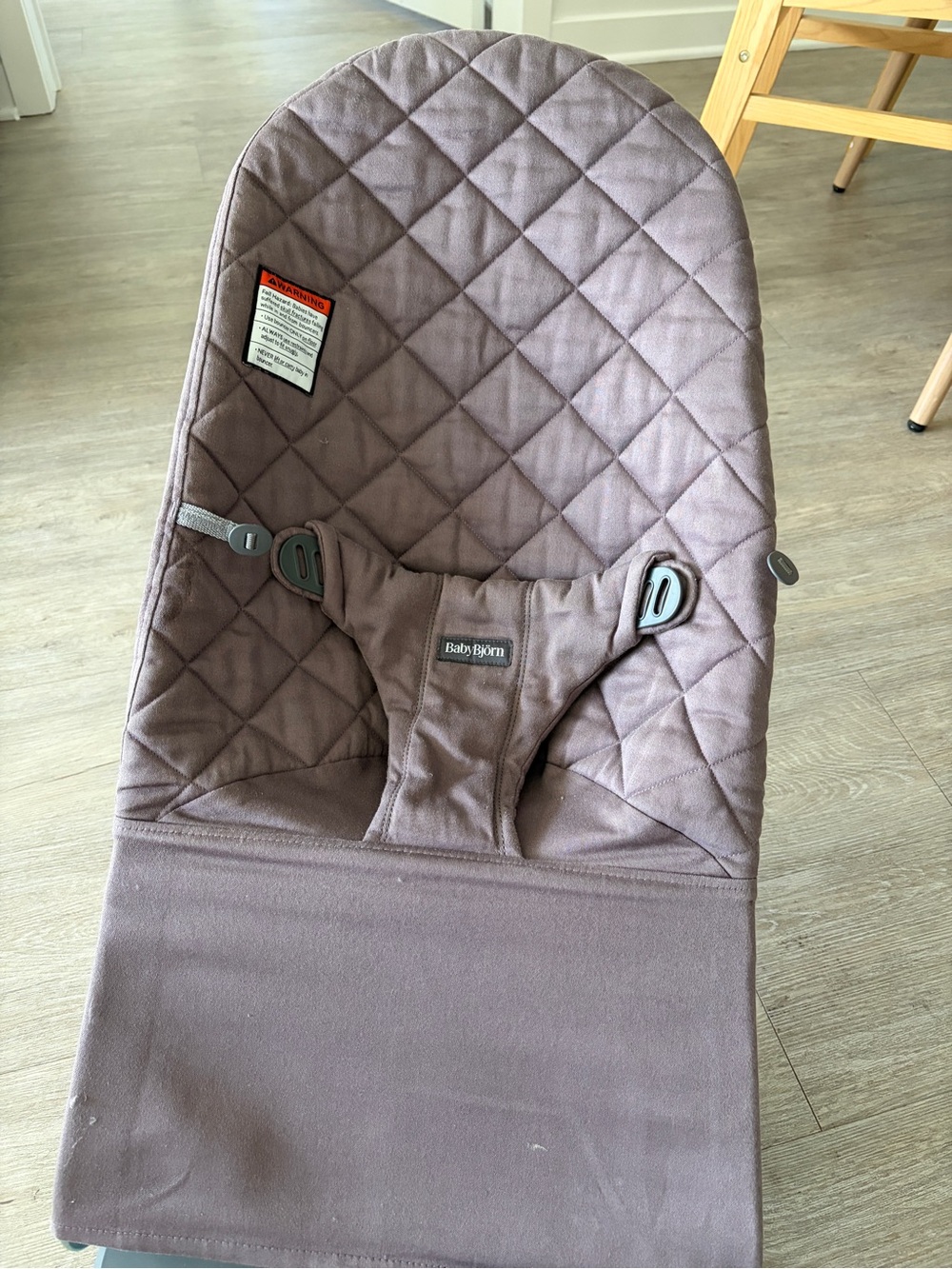 BabyBjörn Quilted Baby Bouncer Cover in Mauve